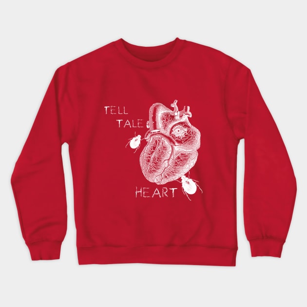 The Tell-Tale Heart the vulture eye Crewneck Sweatshirt by sandpaperdaisy